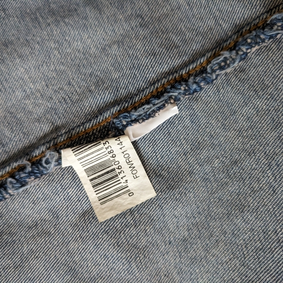 Joe Fresh high waist denim wrap skirt - Picture 5 of 6